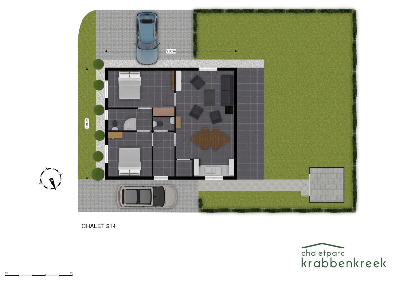 Chaletparc Krabbenkreek Zeeland - Chalet 214 سينت انالاند المظهر الخارجي الصورة